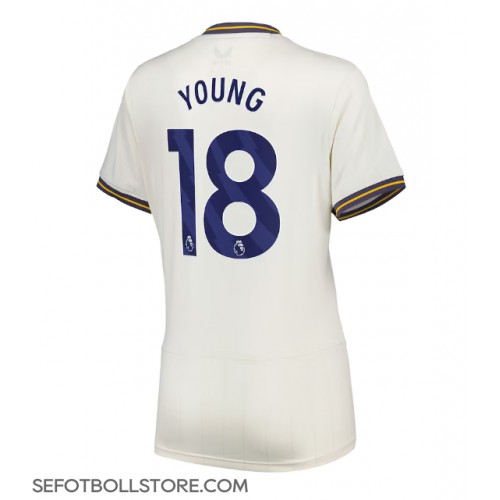 Everton Ashley Young #18 Replika Tredje Tröja Dam 2024-25 Kortärmad